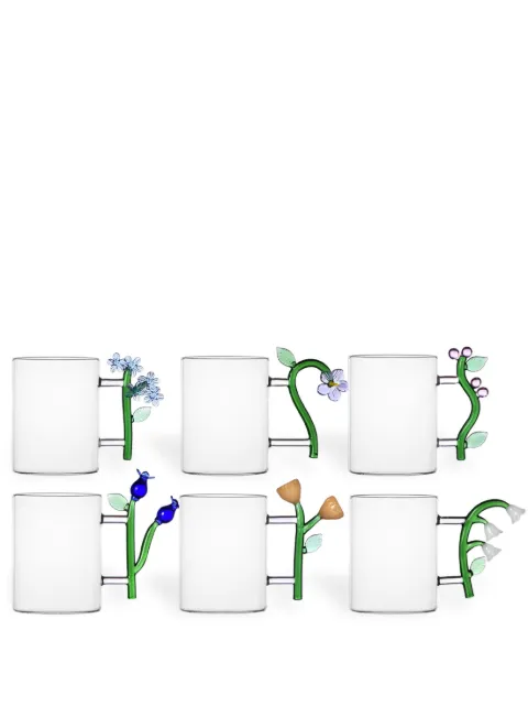 Ichendorf Milano Botanica mug (set of 6) Green 9997080