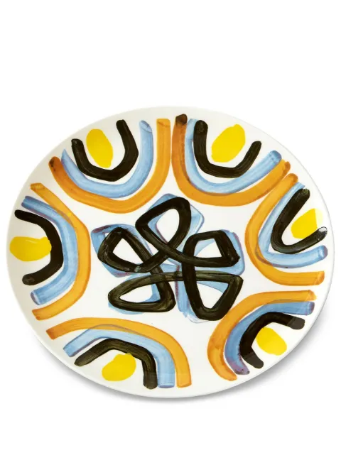 1882 Ltd Yellow Flower salad plate White YF0027