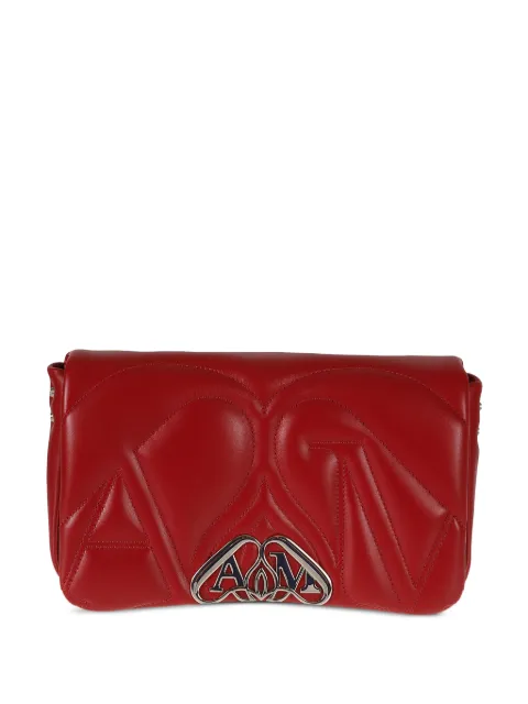 Alexander McQueen small Seal clutch bag Red 7573751BLE2