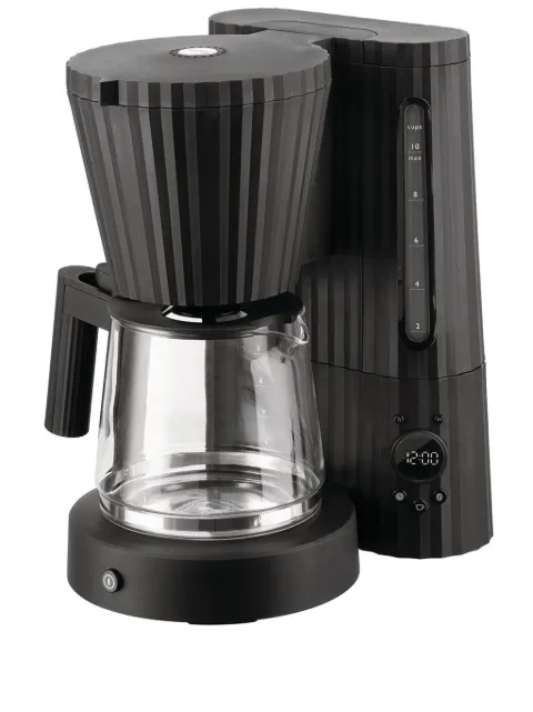 Alessi Plissé filtered coffee machine Black MDL14B