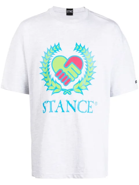 Stance logo-print short-sleeve T-shirt Grey ST23SSMJSS010