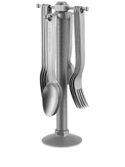 Alessi Conversational Objects cutlery (set of 16) Silver VA02SET