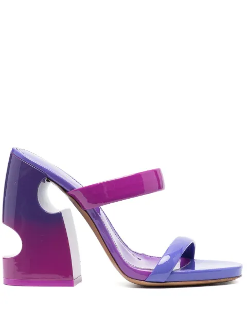 Off-White Shade Meteor leather sandals Purple OWIJ029S23LEA0023235