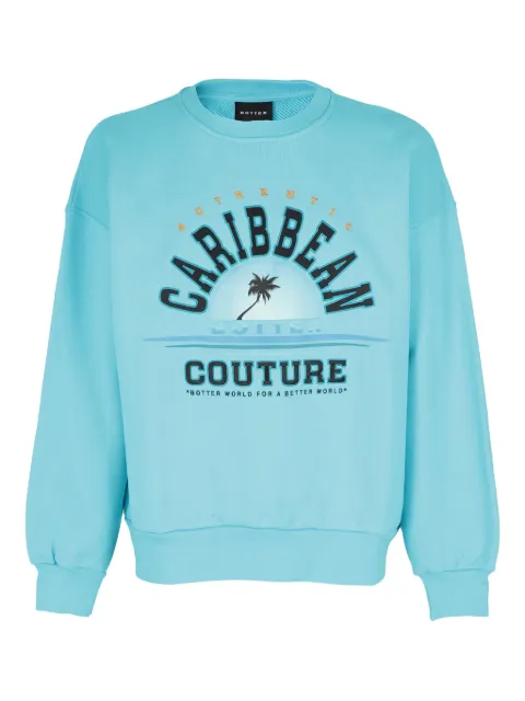 Botter graphic-print sweatshirt Blue 6014BJ006092