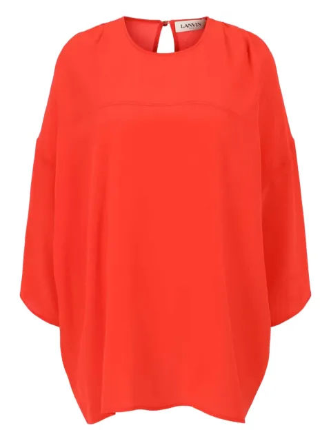 Lanvin silk blouse Red RWTO00044868P23