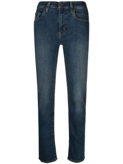 Levi's 724 high-rise slim-fit jeans Blue 18883