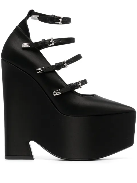 Versace Tempest 170mm platform pumps Black 10094691A00619