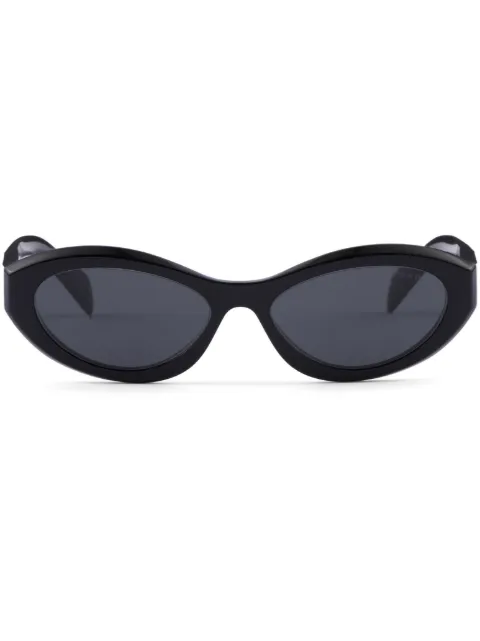 Prada Symbole oval-frame sunglasses Black SPR26ZC55E16K