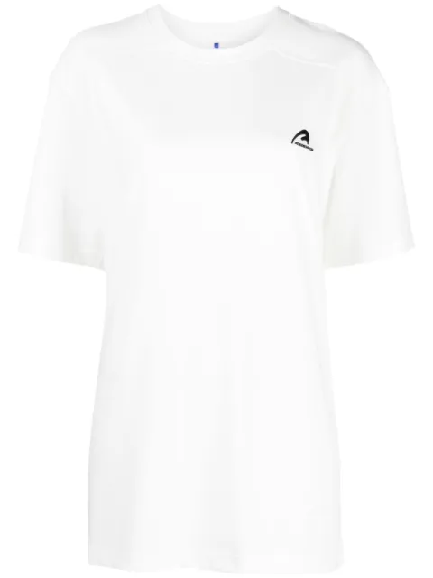 Ader Error embroidered-logo cotton T-Shirt White BMADSSTS0105WH