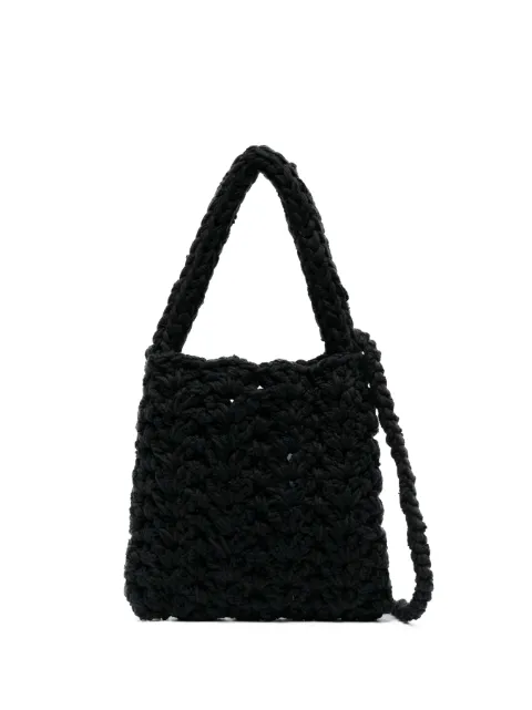 Marco Rambaldi braided handbag Black KNBAG01110