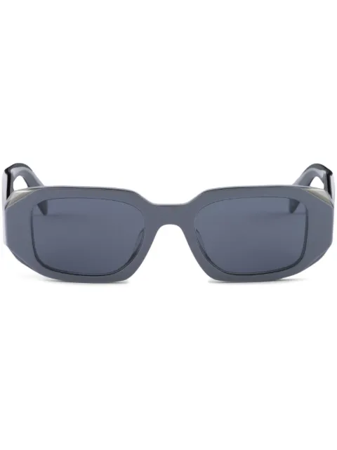 Prada Eyewear Symbole geometric-frame sunglasses Blue SPR17WC049E11N