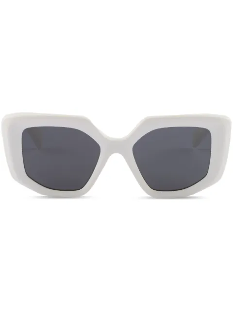 Prada Eyewear Symbole irregular-frame sunglasses White SPR14ZC050E142