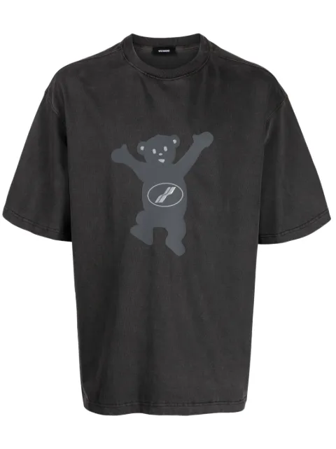 We11done graphic-print cotton T-shirt Grey WDTT322715UCHCHARCOAL