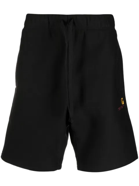 Carhartt WIP drawstring cotton-blend shorts Black I031685