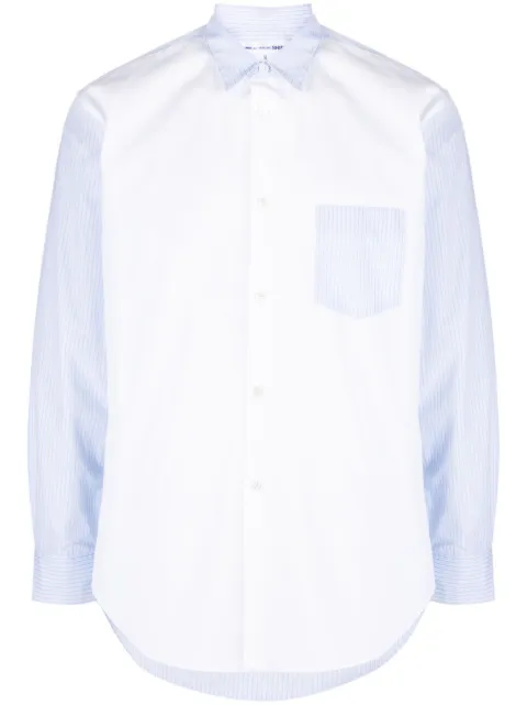 Comme Des Garçons Shirt long-sleeve cotton shirt White FZB086