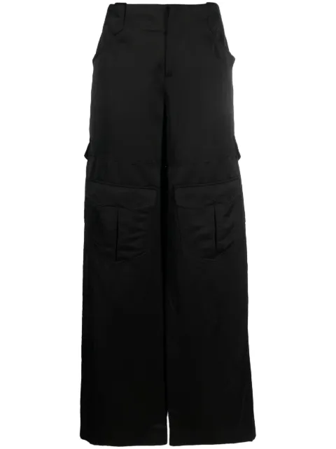 TOM FORD satin cargo trousers Black PAW532FAX595