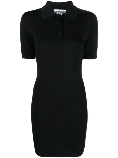 Moschino short-sleeve mini dress Black A04807700