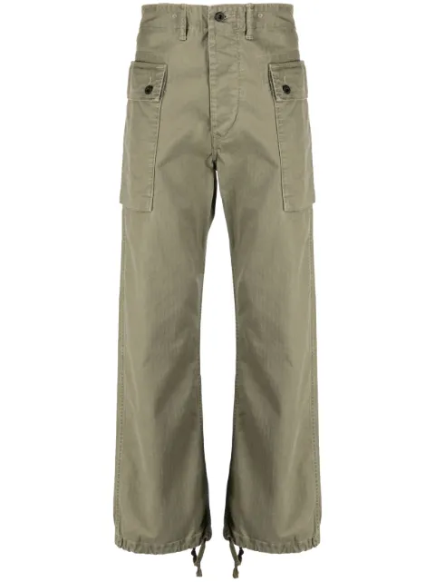 Ralph Lauren RRL Herringbone Field cargo trousers Green 782901492001