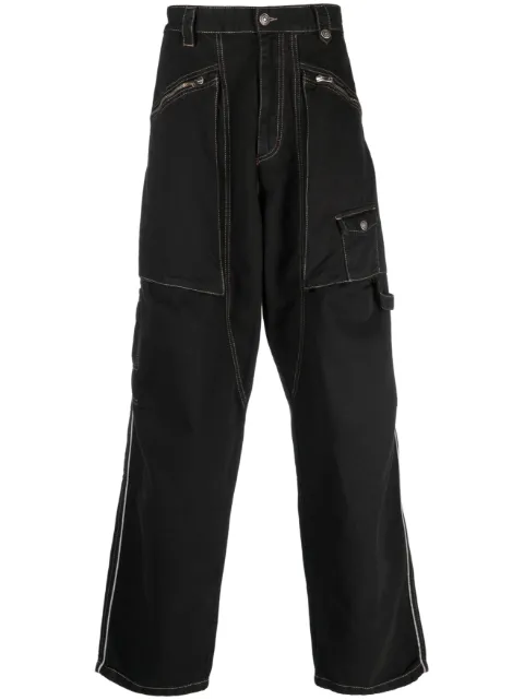 MARANT Parker high-waisted trousers Black PA0119HAA2H06H