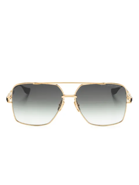 Dita Eyewear logo-print square-frame sunglasses Gold DTS159A01