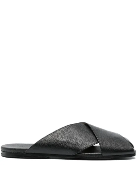 Marsèll Spatola leather mules Black MM4237