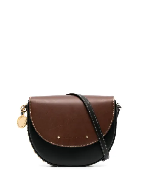 Stella McCartney Frayme Ryder flap shoulder bag Black 7B0006WP0198