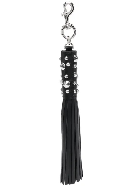 Versace studded tassel keychain Black 10098161A07090