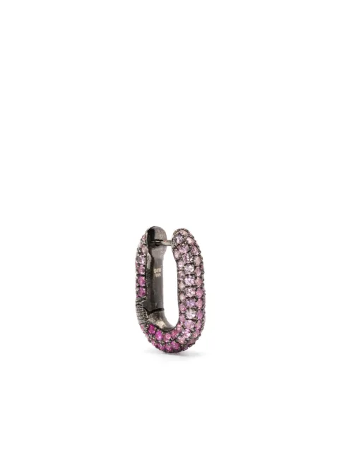 Selim Mouzannar Link pink sapphire single earring Silver LK1120430E20P1