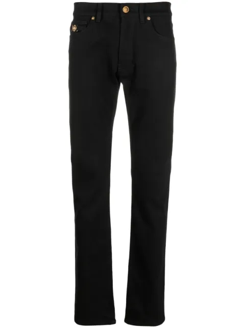 Versace mid-rise slim-fit jeans Black 10116931A08583