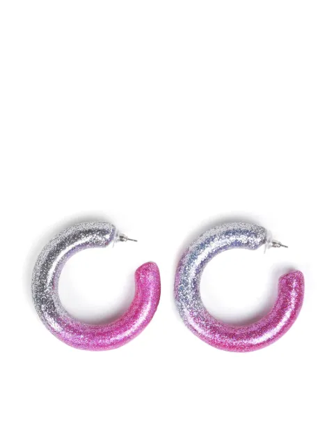 JULIETTA ombré effect hoop earrings Pink J30028GT