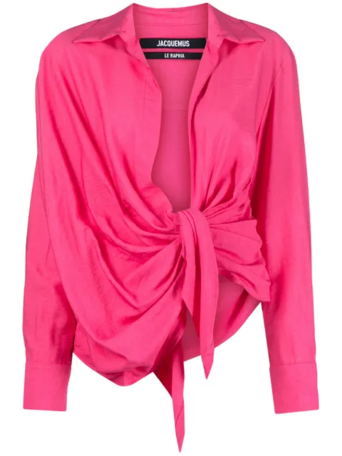 Jacquemus La chemise Bahia shirt Pink 213SH0021020