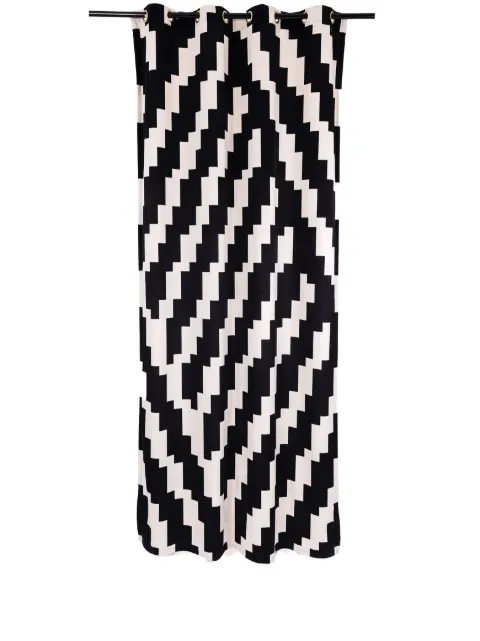 Seletti Zig Zag shower curtain Black T2406