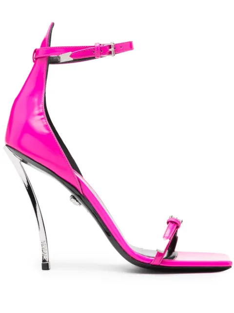 Versace Pin-Point buckle-strap sandals Pink 1011007DVT51