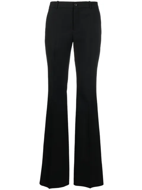 Saint Laurent high-waist flared trousers Black 726721Y239W