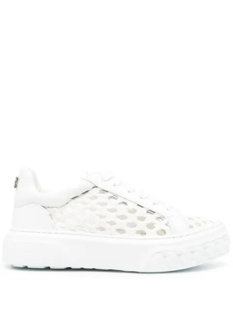 Casadei cut-out low-top leather sneakers White 2X951V0201C20069999