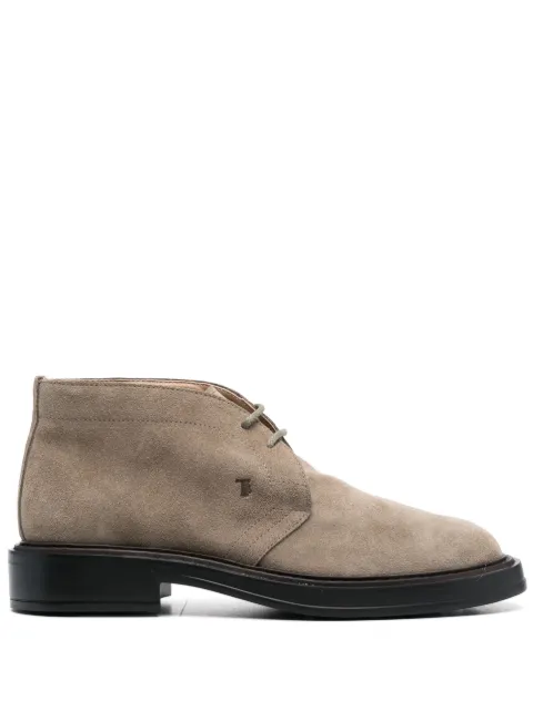 Tod's Desert suede lace-up boots Neutrals XXM61K00D80RE0