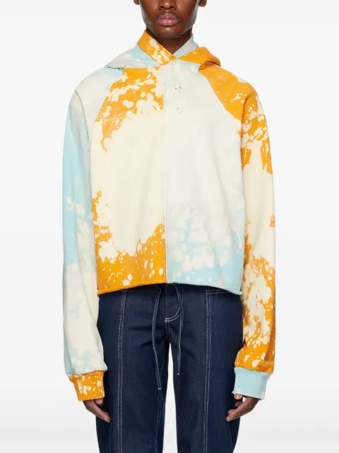 Liberal Youth Ministry two-tone hoodie Orange LYM03T106