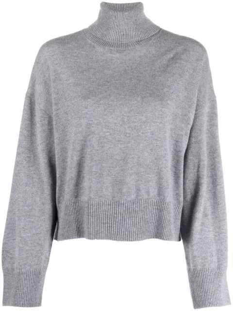 P.A.R.O.S.H. roll-neck cashmere sweater Grey WENDYD512908