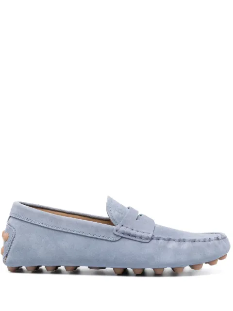 Tod's Gommino suede driving loafers Blue XXM52K00640RE0