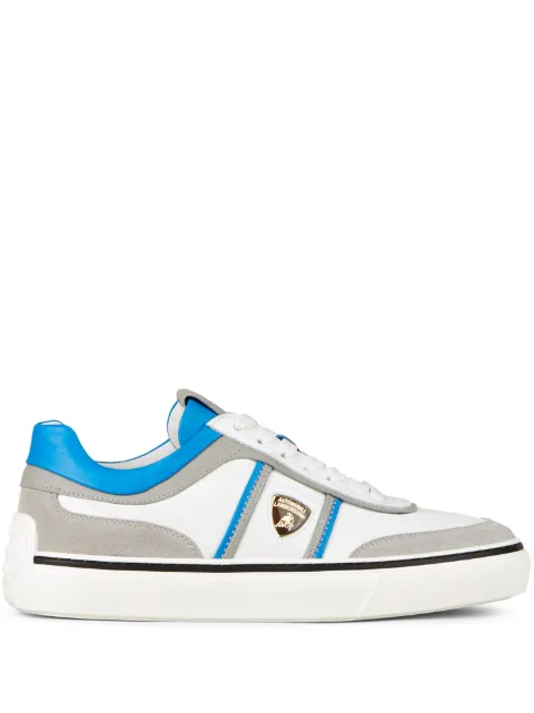 Tod's Automobili Lamborghini panelled lace-up leather sneakers White Y5M03E0HI70SI6