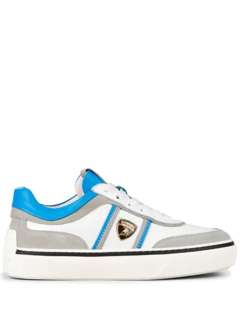 Tod's Automobili Lamborghini logo-debossed low-top sneakers White Y5W03E0HI70SI6