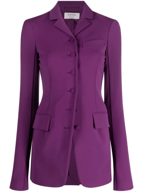 Sportmax single-breasted jacket Purple 2320410138600