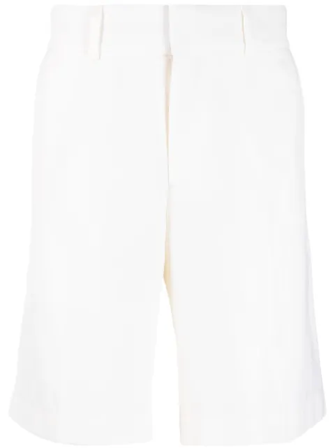 Casablanca virgin wool bermuda shorts White MS23TR079