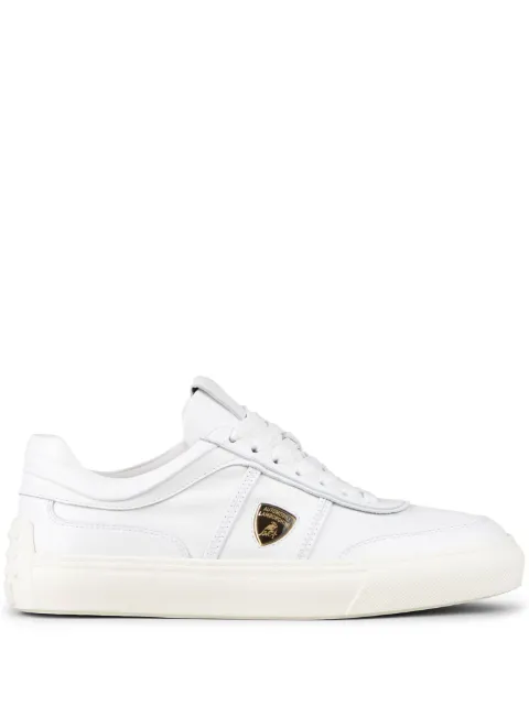 Tod's Automobili Lamborghini panelled lace-up leather sneakers White Y5M03E0HI70JUS