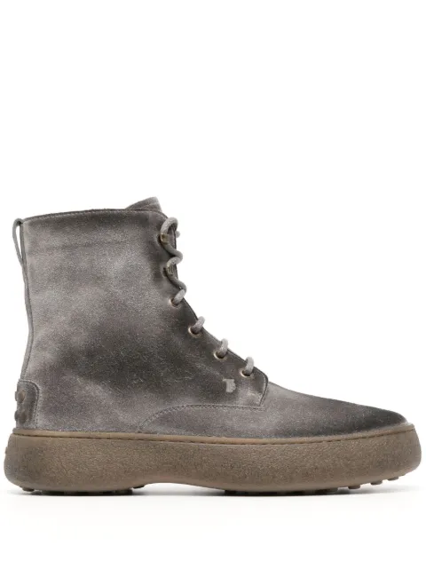 Tod's Gommino suede boots Neutrals XXM09J0GK50SO8