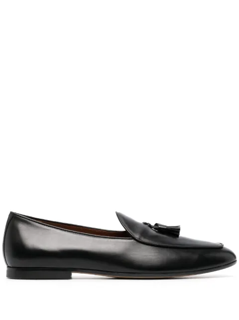 Tod's leather tassels loafers Black XXM38K0HG10S96