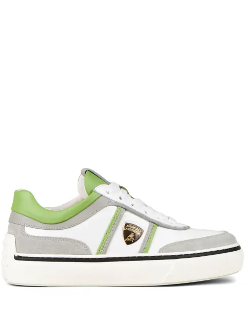 Tod's Automobili Lamborghini logo-debossed low-top sneakers White Y5W03E0HI70SI6