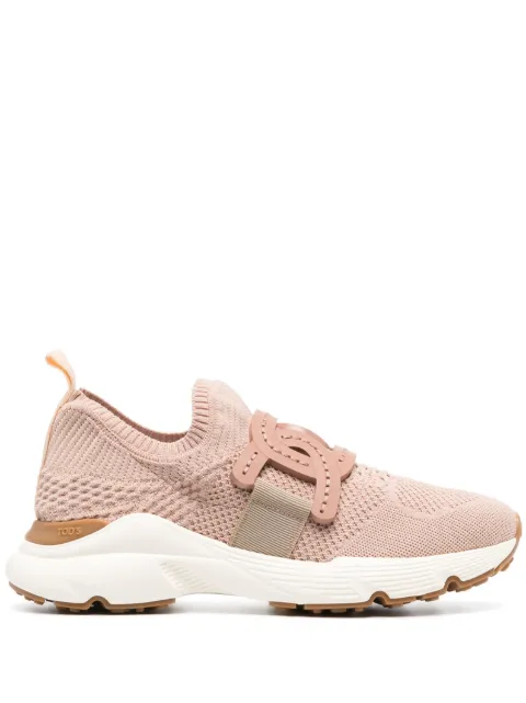 Tod's chain-embellished woven sneakers Pink XXW54C0EM60SKM