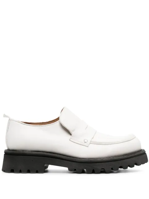 Moma penny-slot leather loafers White 1EW217CU