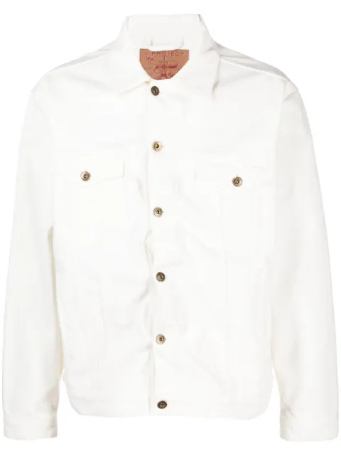 Y/Project wire denim jacket White JACK76S24